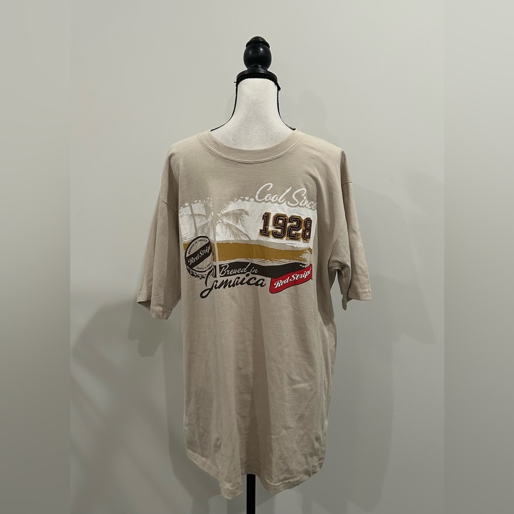 Red Stripe Jamaica Tee